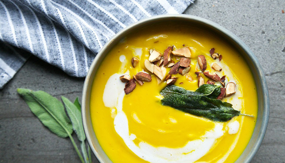 Butternut Squash, Coconut and Turmeric Soup