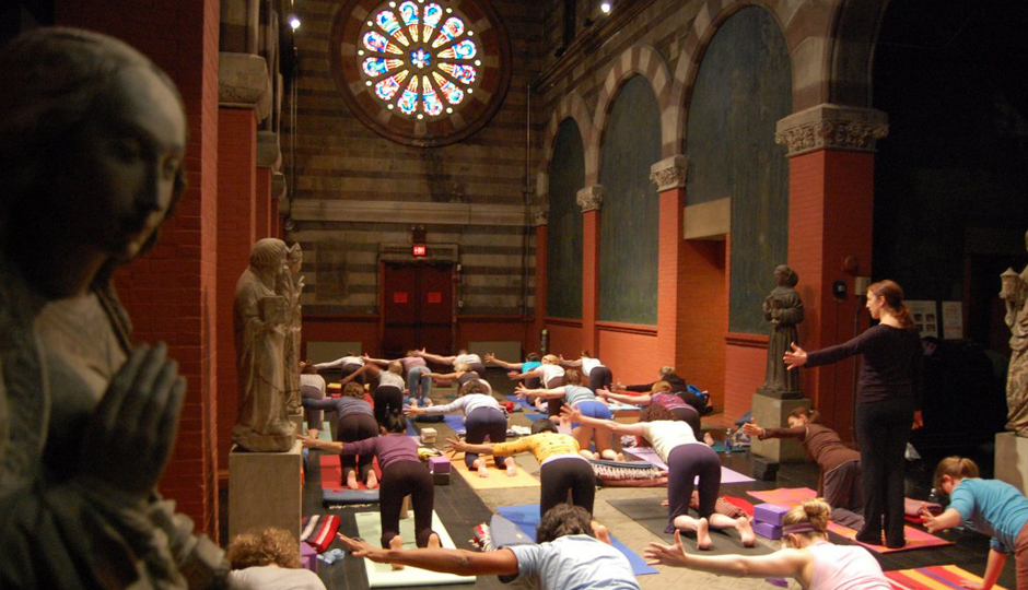 Yoga at the Sanctuary at Fleisher Art Memorial 