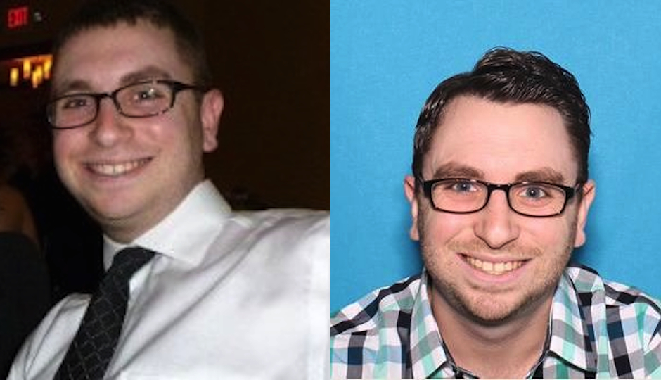 Left: Andrew Kutinsky in his LinkedIn profile / Right: A photo provided by the Montgomery County District Attorney.