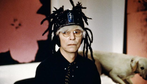 Bowie as Warhol in Basquiat.