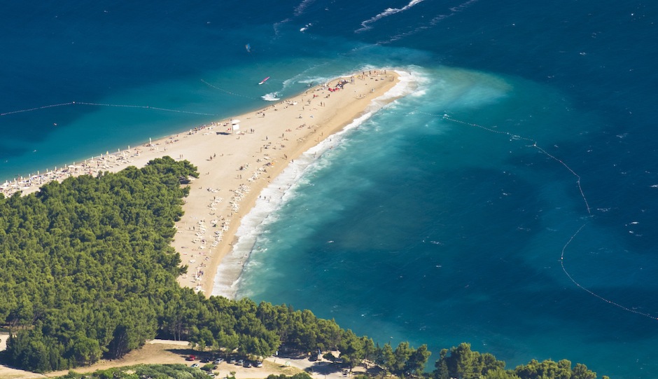 How cool is Zlatni Rat Beach in Croatia? iStock.