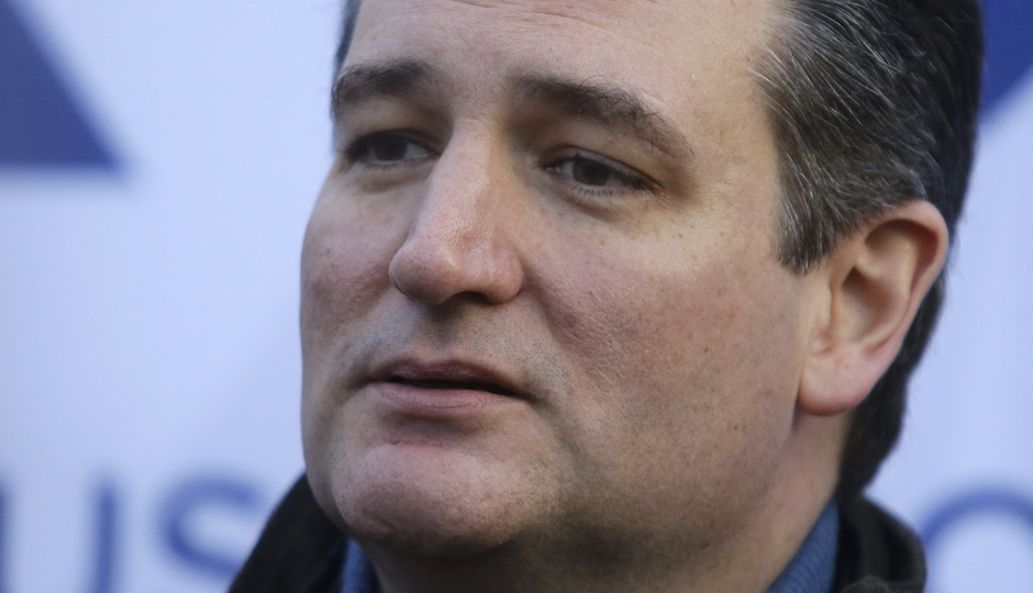 Republican presidential candidate, Sen. Ted Cruz. | Photo by Elise Amendola/AP