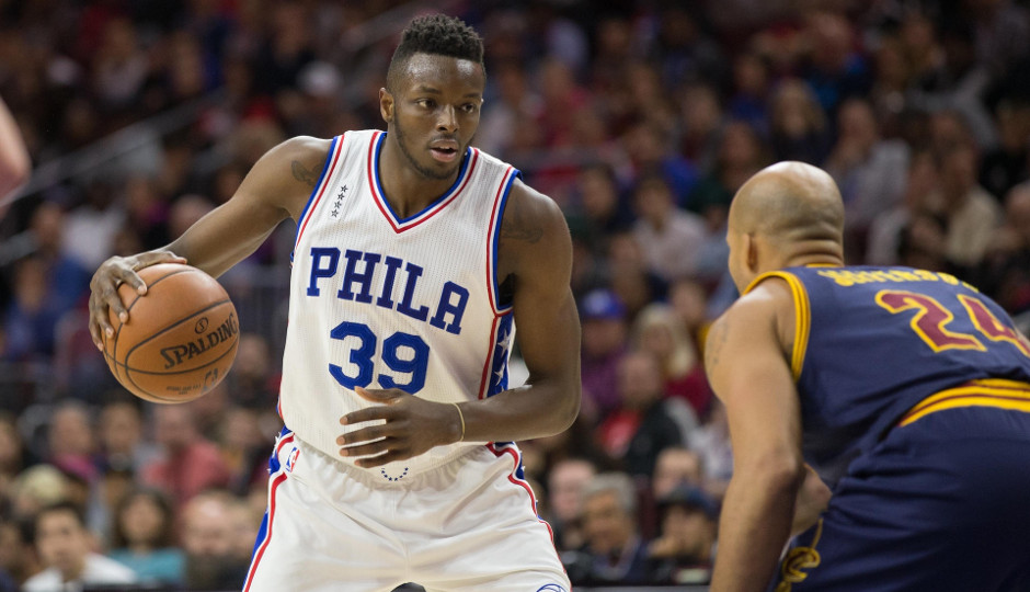 Jerami Grant's improvement on the defensive side of the court has been one of the pleasant surprises for the Sixers this season | Bill Streicher-USA TODAY Sports