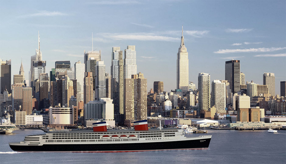 Restored SS United States - rendering