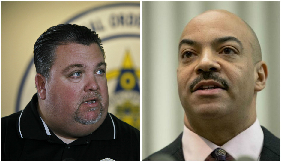 John McNesby and Seth Williams. | Photos by AP