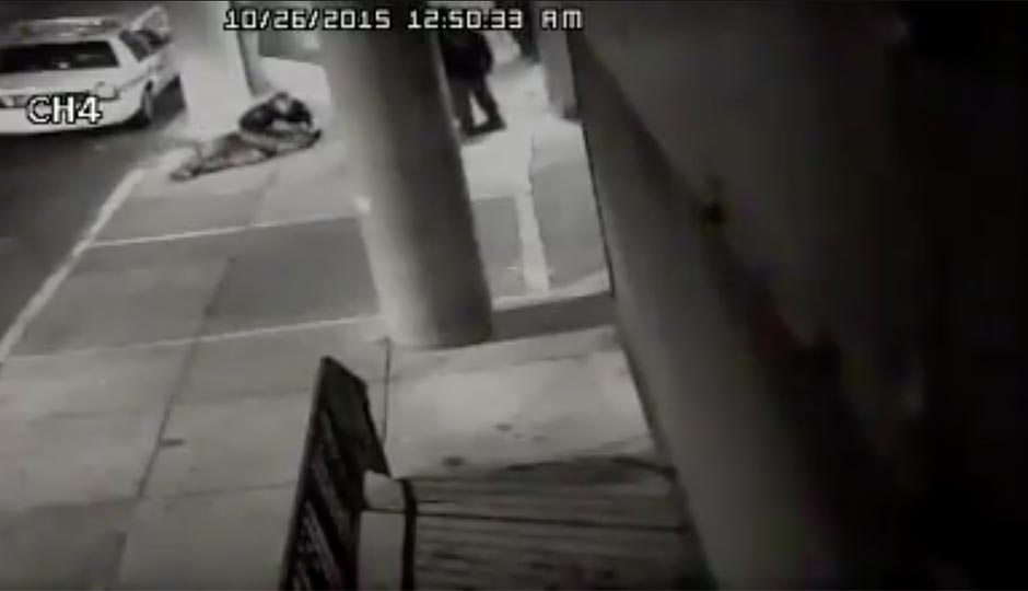 Still from surveillance video released by SEPTA police today of a struggle that ended in the death of Omar Lopez.