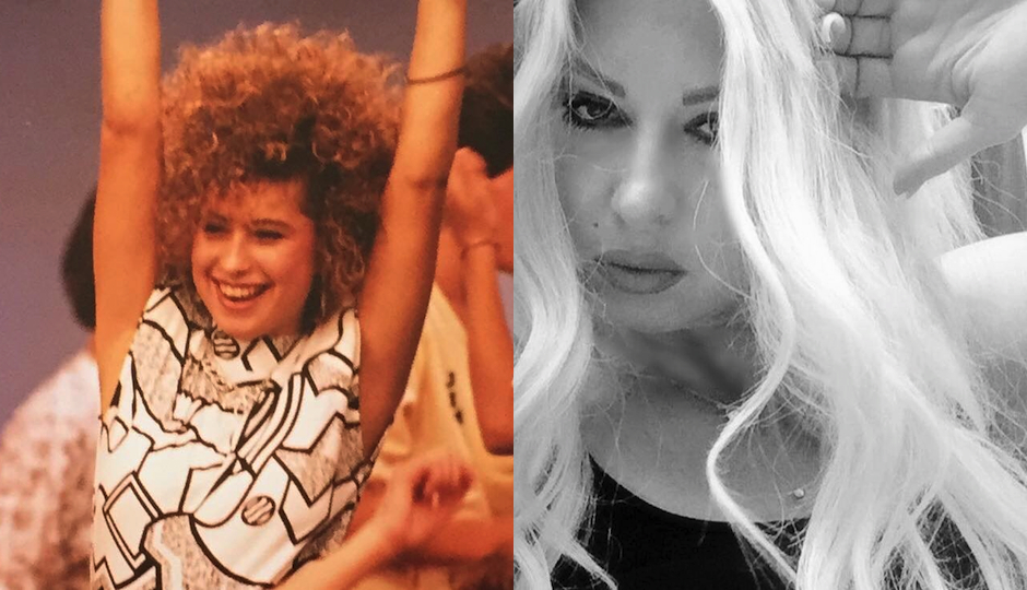 Lillian Narowodoski on Dancin ' On Air (left) and in a more recent photo (right).