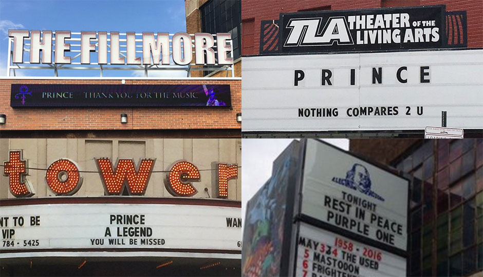 Marquees - Prince tributes