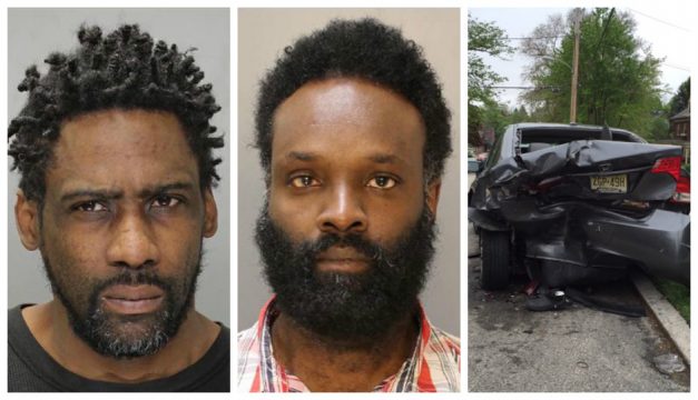 Desmond Abernathy (left) and Curt Joseph (middle) charged in Southwest Philly shooting; Aftermath of Overbrook shooting (right)