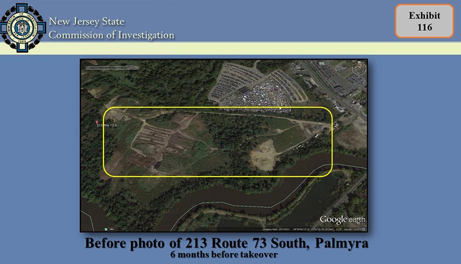 Palmyra site. Photo via New Jersey State Commission of Investigation