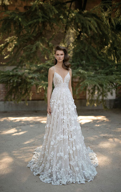 We love this embellished Berta gown.