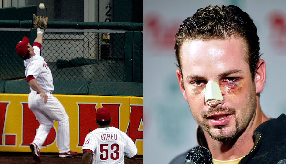 10 Years Ago, Aaron Rowand Ran Into a Wall in South Philly