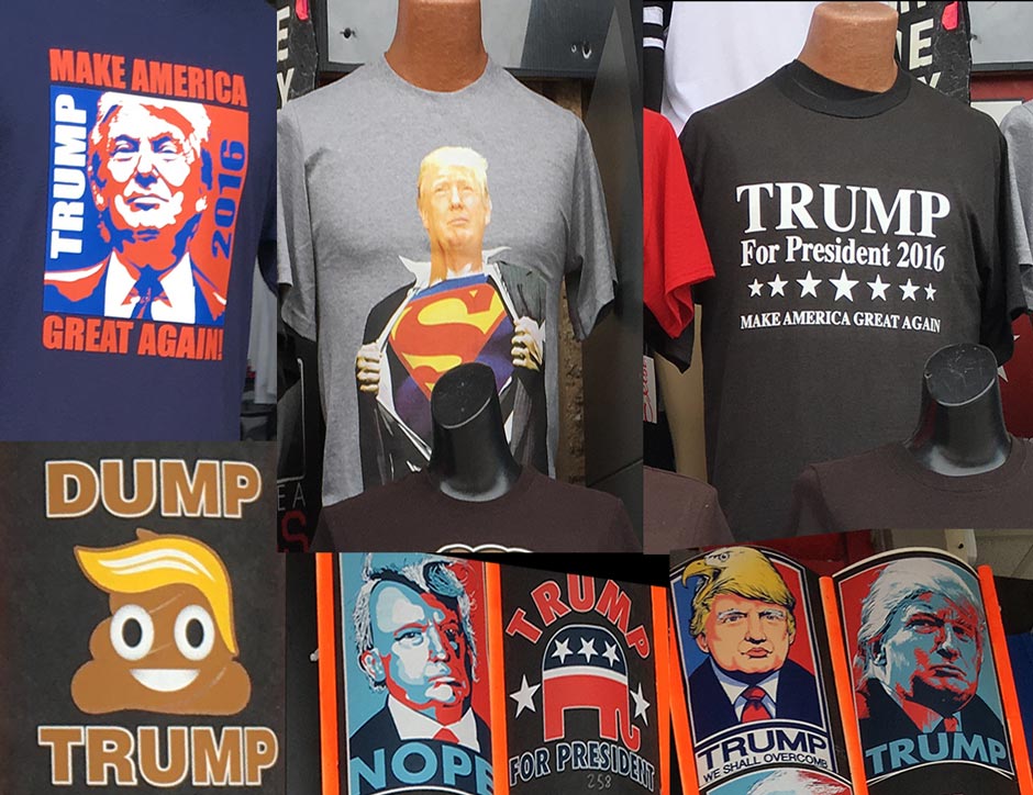 Wildwood boardwalk t-shirts - Trump
