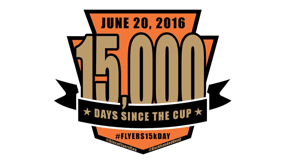 15,000 days since the last Flyers Stanley Cup logo