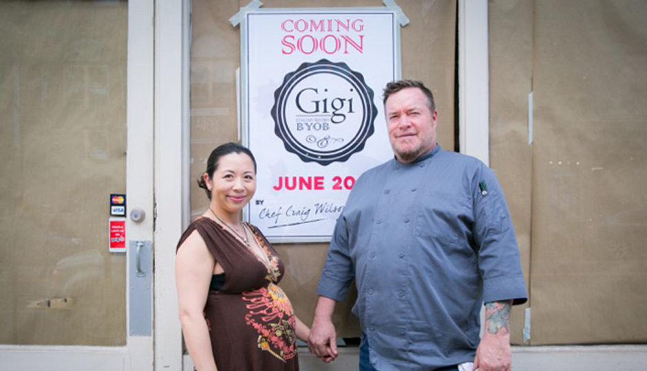 Jacqueline Au and Chef Craig Wilson | Photo by Dallyn Pavey