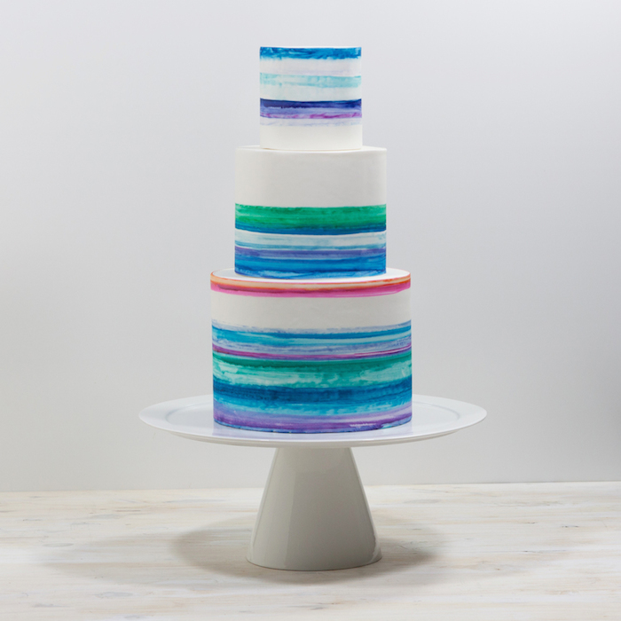 2016 Wedding Cake Trends | Watercolor