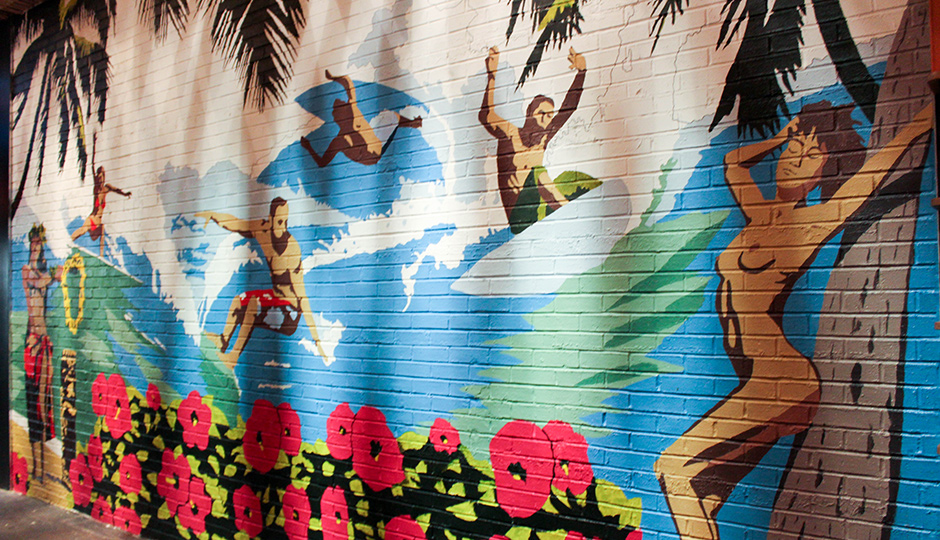 Mural at Tiki | All photos by Chelsea Portner