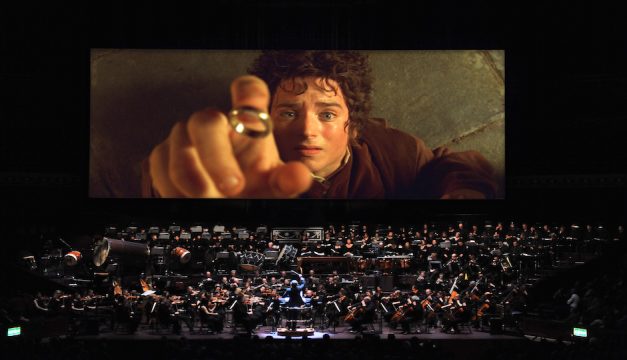 The Philadelphia Orchestra plays the score to Frodo's quest. 