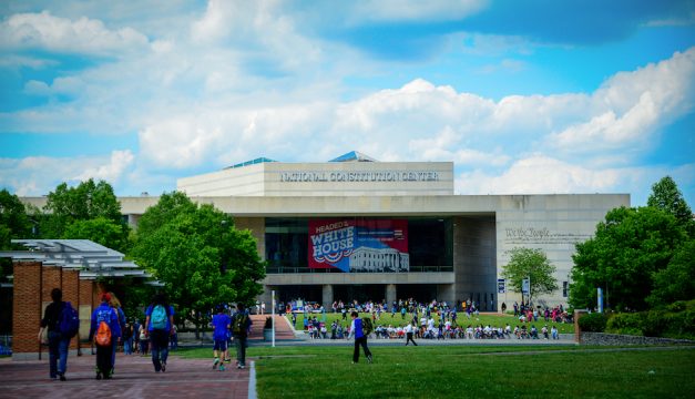 Tour the National Constitution Center during PoliticalFest. Photo by J. Fusco for Visit Philadelphia