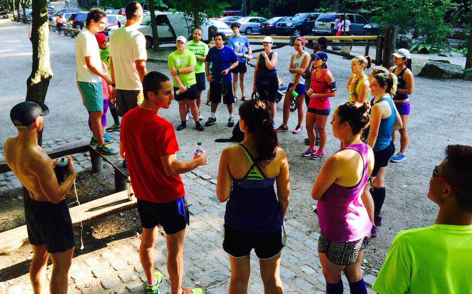 The Chasing Trail running group meeting at meeting at Valley Green Inn. | Photo Courtesy of Wesley Celestino