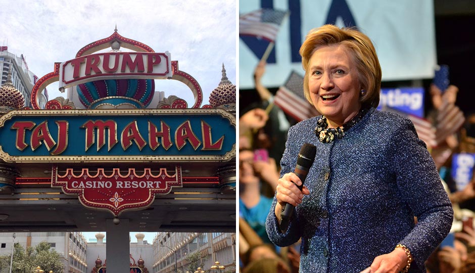 Atlantic City - Trump Taj Mahal - Hillary Clinton