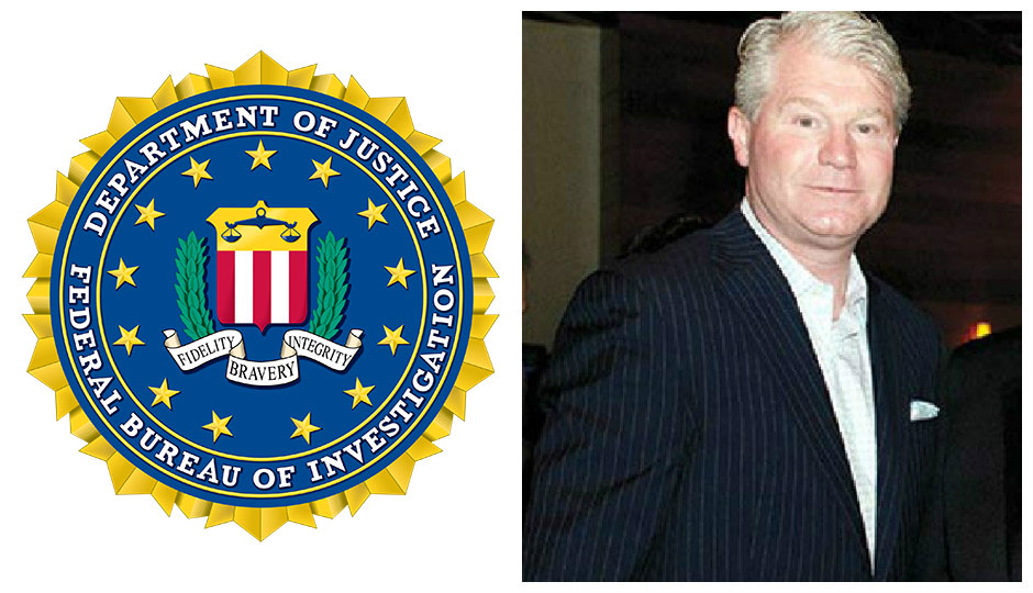 FBI logo / John Dougherty split photo
