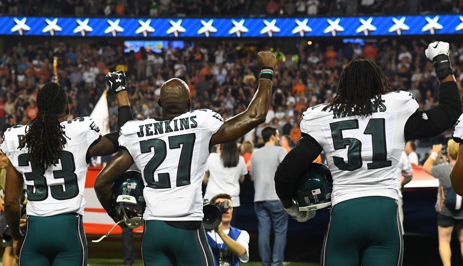 Ron Brooks, Malcolm Jenkins and Steven Means. (USA Today Sports)