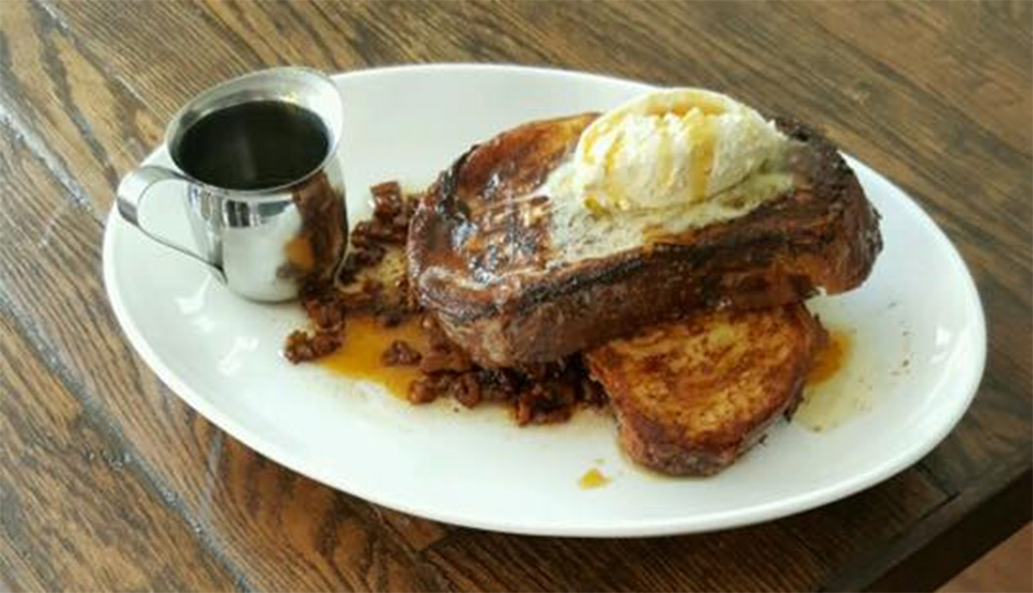 Challah French Toast at On Point Cafe