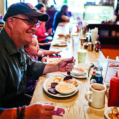 Dizengoff hosts Breakfast-for-Dinner book party with Chef John Currence