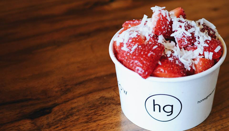 Frozen yogurt at Honeygrow | Photo via Facebook 