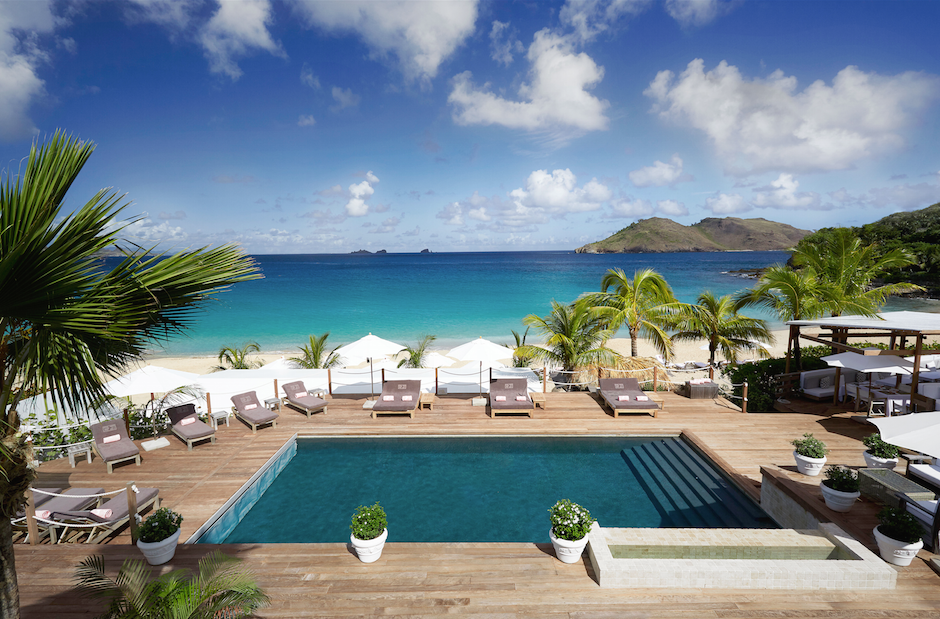 The pool at The Cheval Blanc St. Barth Isle de France