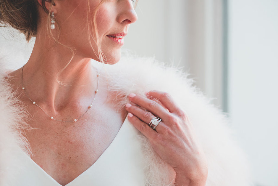 Pretty pieces from the jewelry collab between L. Priori and Trousseau Style. Photo by Brittani Elizabeth Photography.
