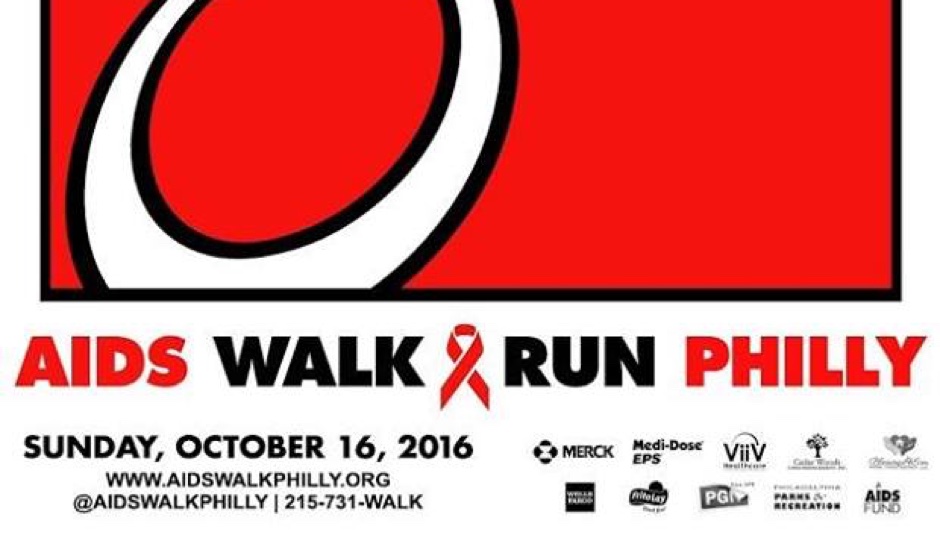 30th AIDS Walk/Run Philly is on October 16th.
