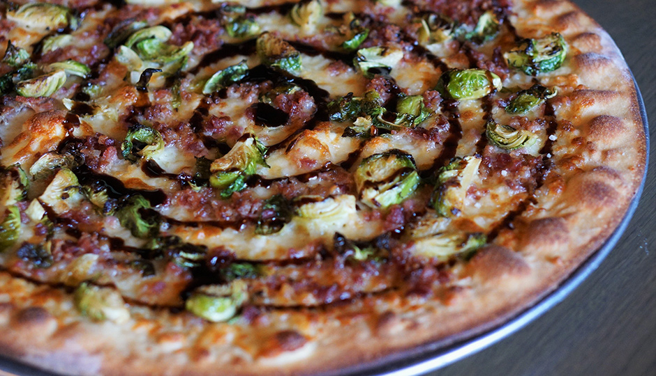 Brussels Sprout Pizza: an exclusive for SliCE in Fishtown and free on Friday