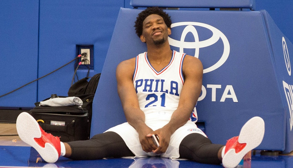 Joel Embiid showcased his potential in his preseason debut. | Bill Streicher-USA TODAY Sports