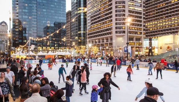 The Rothman Ice Rink at Dilworth Park opens Friday. Photo from Facebook