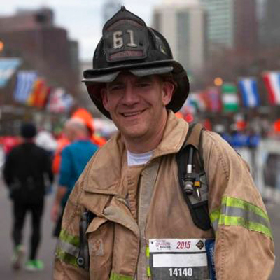 Steve Bender at last year's Philadelphia Marathon | Photo courtesy Steve Bender