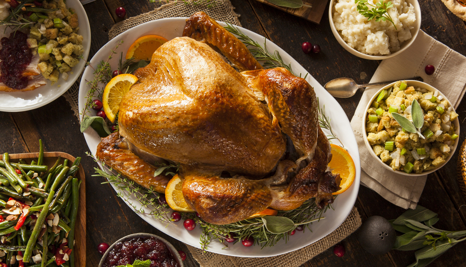 Whole Homemade Thanksgiving Turkey