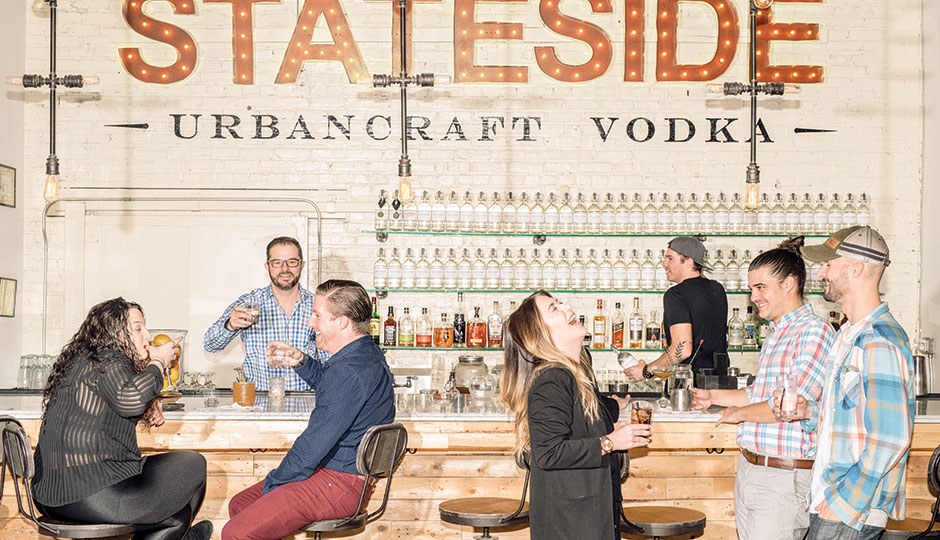 The Federal Distilling Tasting Room in Kensington | Photograph by Christopher Leaman