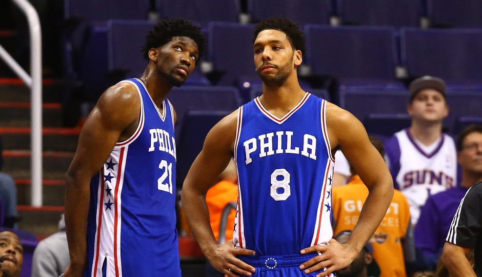 Lineups with both Jahlil Okafor and Joel Embiid on the court have struggled so far | Mark J. Rebilas-USA TODAY Sports