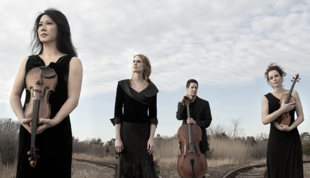 The Daedalus Quartet performs at the Penn Museum on Friday. Photo by Lisa Marie Mazzucco