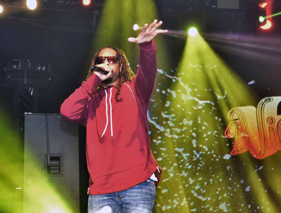 Headliner Lil Jon performs at The Fillmore.