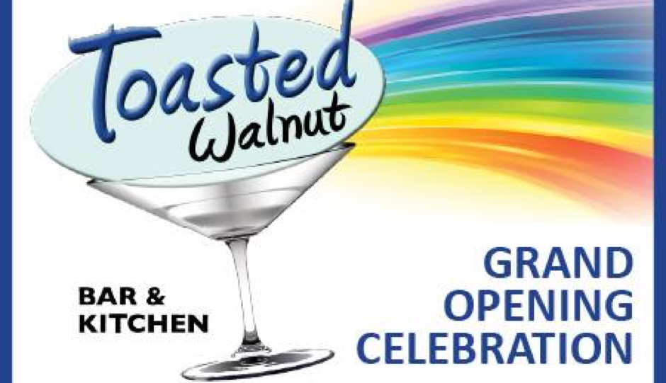 Toasted Walnut is having a grand opening celebration on Friday, January 27th. 