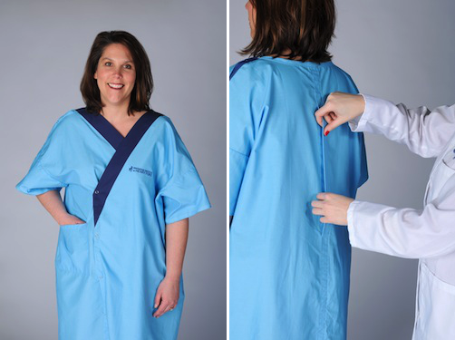The Checkup New Hospital Gown Design Eliminates Drafty Backside 