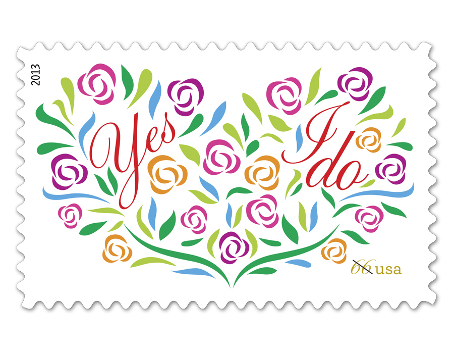 USPS Releases New Wedding Stamps For Your InviteSending Pleasure