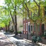 The 100 block of Fitzwater in Queen Village, a quiet block perfect for kids.