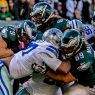 Eagles offensive line battles Cowboys Defensive line