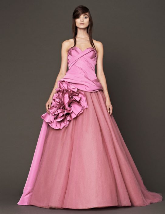 Vera Wang's Pink Fall 2014 Bridal Collection | Vera Wang Wedding ...