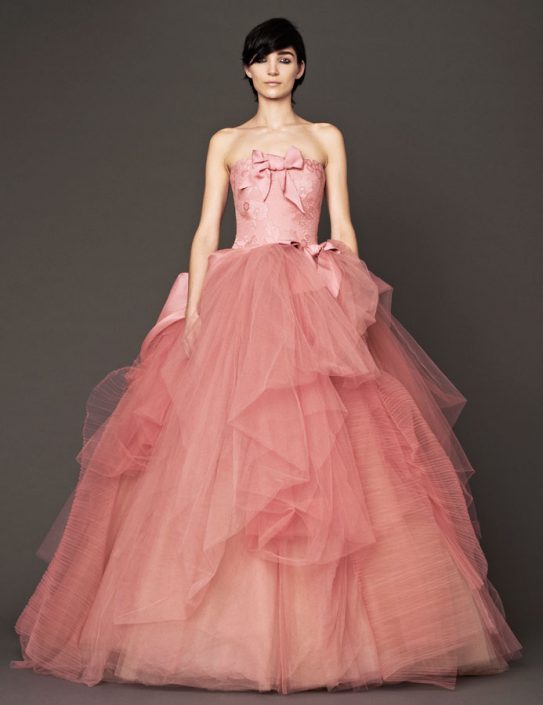 Vera Wang's Pink Fall 2014 Bridal Collection | Vera Wang Wedding ...