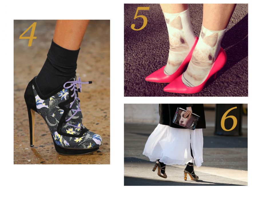 How To Wear Socks With Heels